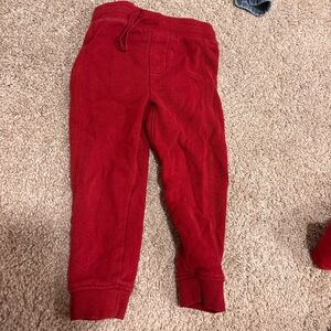 wonder nation Red Kids Thermal Joggers